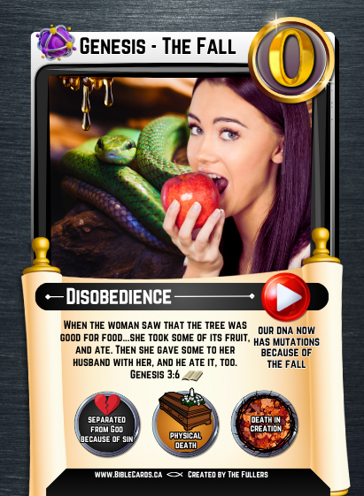 Genesis Edition Bible Cards - Pack of 26 Trading Cards