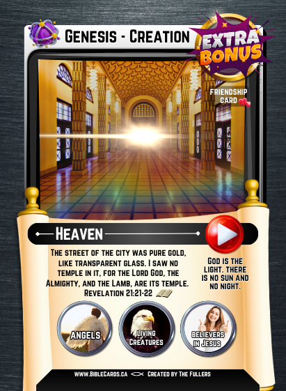 Genesis Edition Bible Cards - Pack of 26 Trading Cards