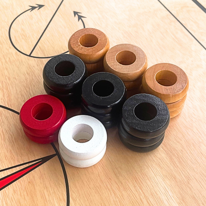 30 Anneaux Pinnochi / Pichenotte Rouges et Verts - (Rouge / Vert/ Naturel/ Noir / Blanc) - Anneaux De Pichenottes - Game Accessories / Accessoires De Jeu