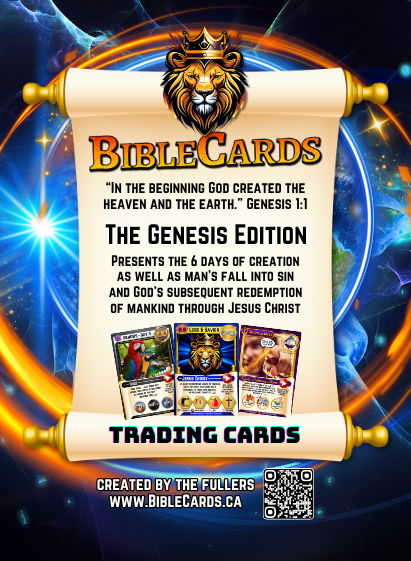 Genesis Edition Bible Cards - Pack of 26 Trading Cards