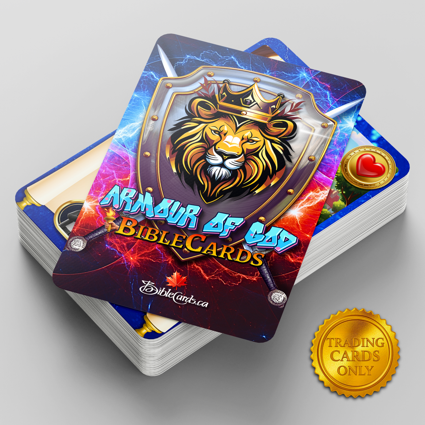 Armor of God Edition Bible Cards - Pack of 29 Trading Cards