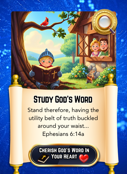 Armor of God Edition Bible Cards - Pack of 29 Trading Cards