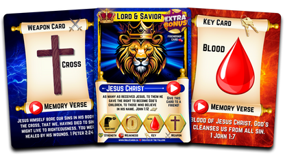 Generations V2 Bible Cards Game - Pack of 72 Playing & Trading Cards