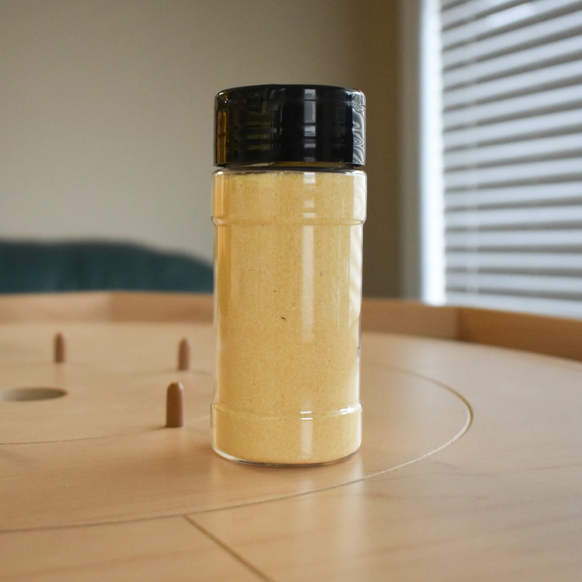 Carrom Board for Beginners - Comes with Lazy Susan, Carrom Men, Striker, Sliding Powder, Rules and optional Cues - Carrom Canada